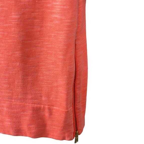 J.Crew Maritime Colorblock Shift Dress in Navy Blue n Bright Melon Women's Sz Sm - Picture 6 of 12